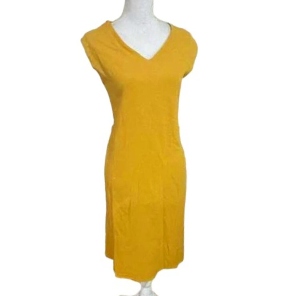 Yellow Breezy Beachy Sleeveless Midi Dress